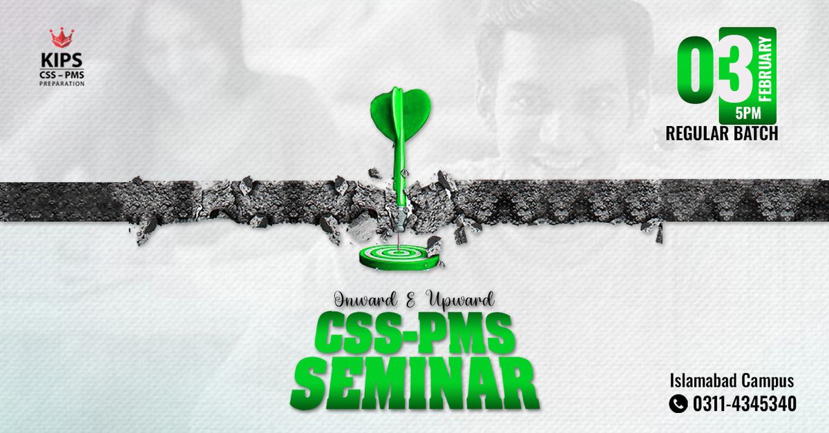 Grand CSS PMS Seminar Islamabad