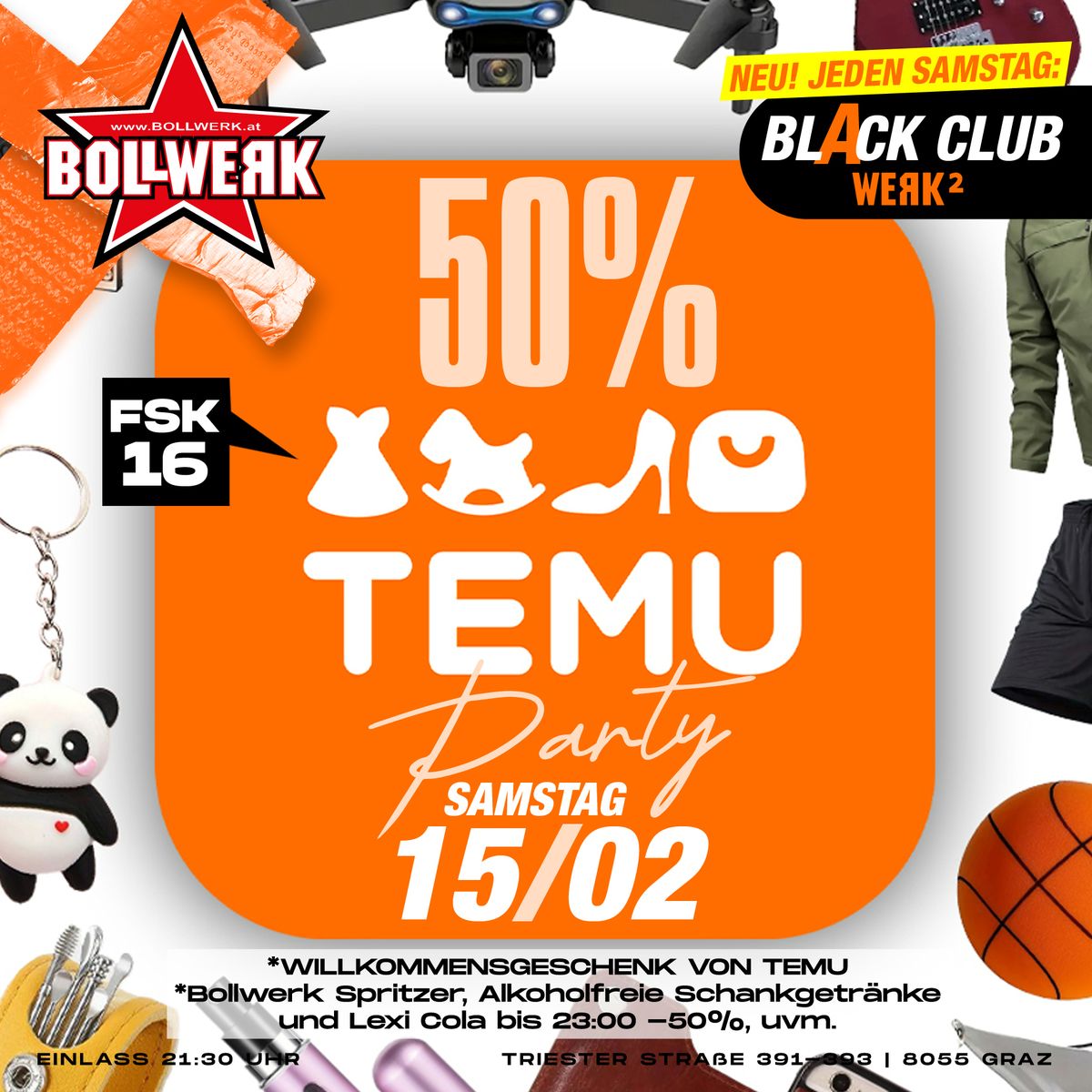 50% TEMU PARTY!