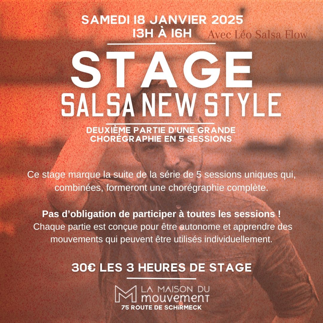 Stage - New Style chor\u00e9graphie - L\u00e9oSalsaFlow