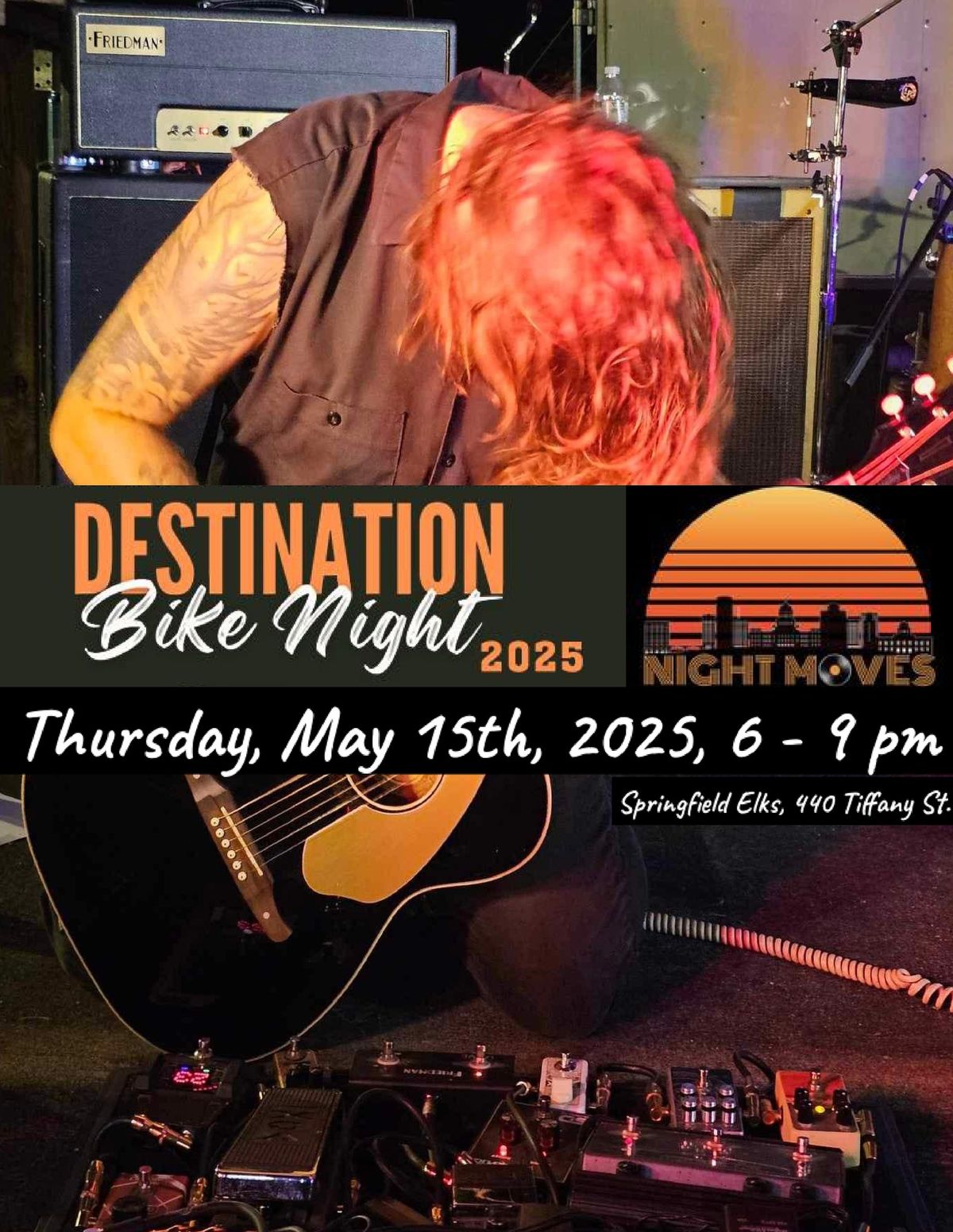 Night-Moves Live @ Springfield Elks Destination Bike Night 440 Tiffany St. 