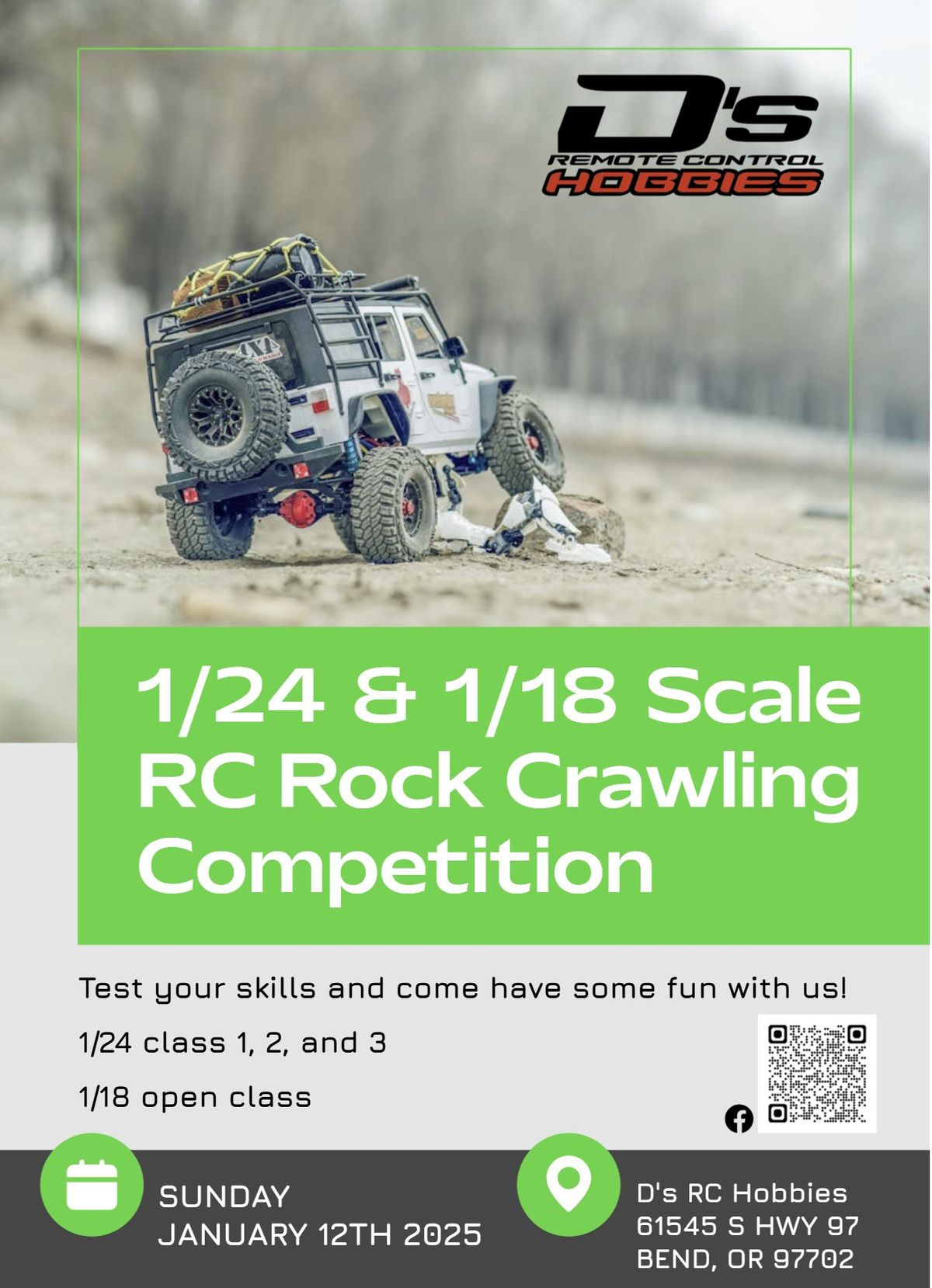 1\/24 & 1\/18 Scale RC Rock Crawling Competition