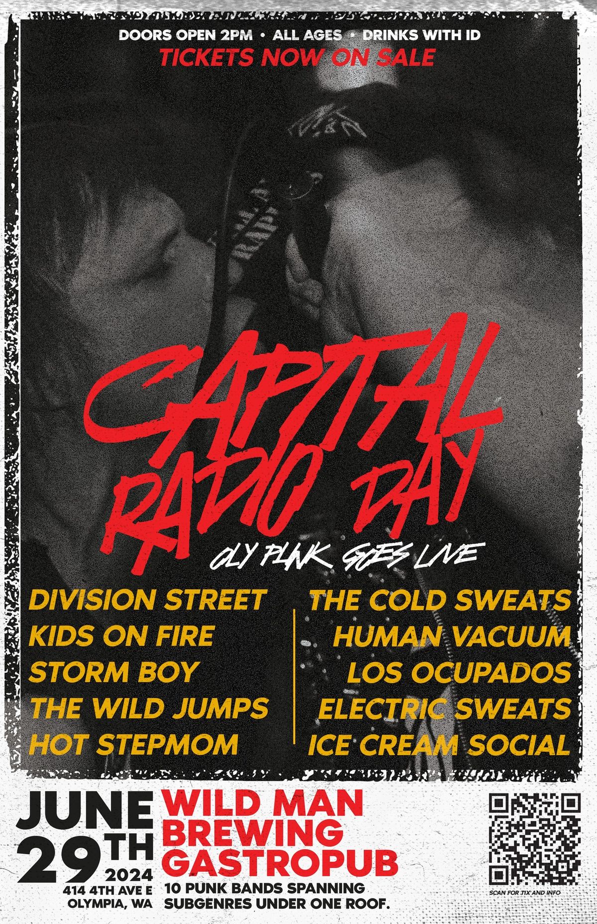 Jesse's Basement presents Capital Radio Day: Oly Punk Goes Live