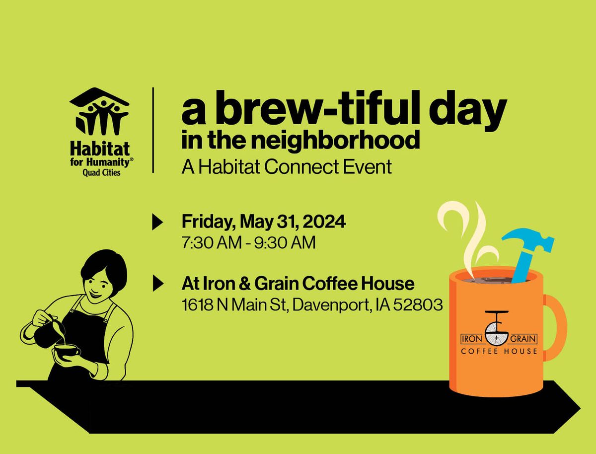 a brew-tiful day in the neighborhood, A Habitat Connect Event