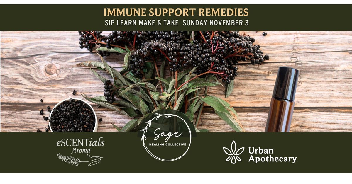 IMMUNE SUPPORT REMEDIES: SIP, ROLL, MAKE & TAKE