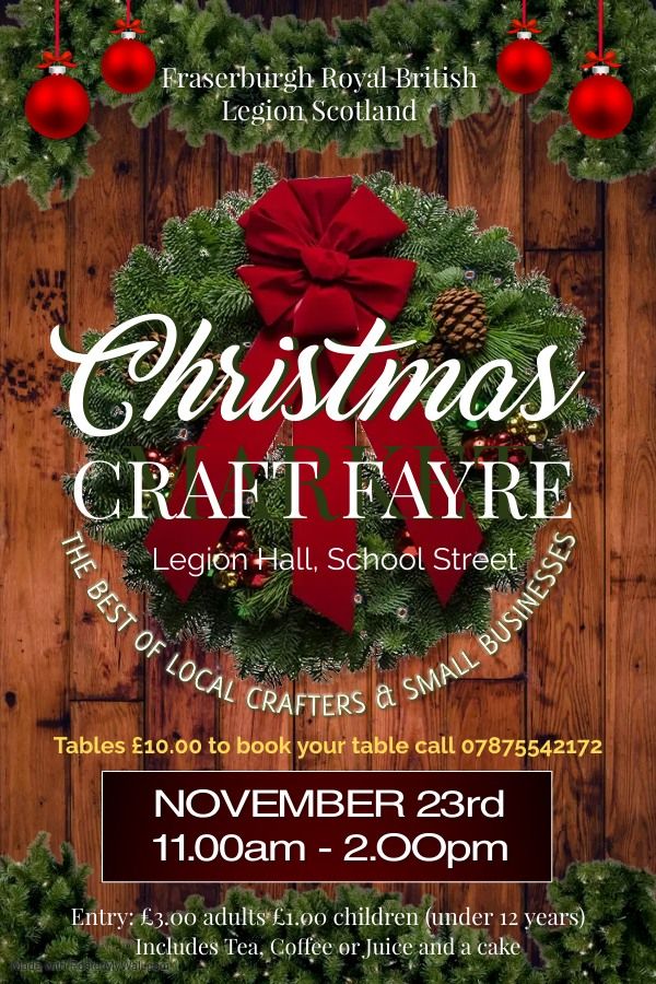 CHRISTMAS CRAFT FAYRE