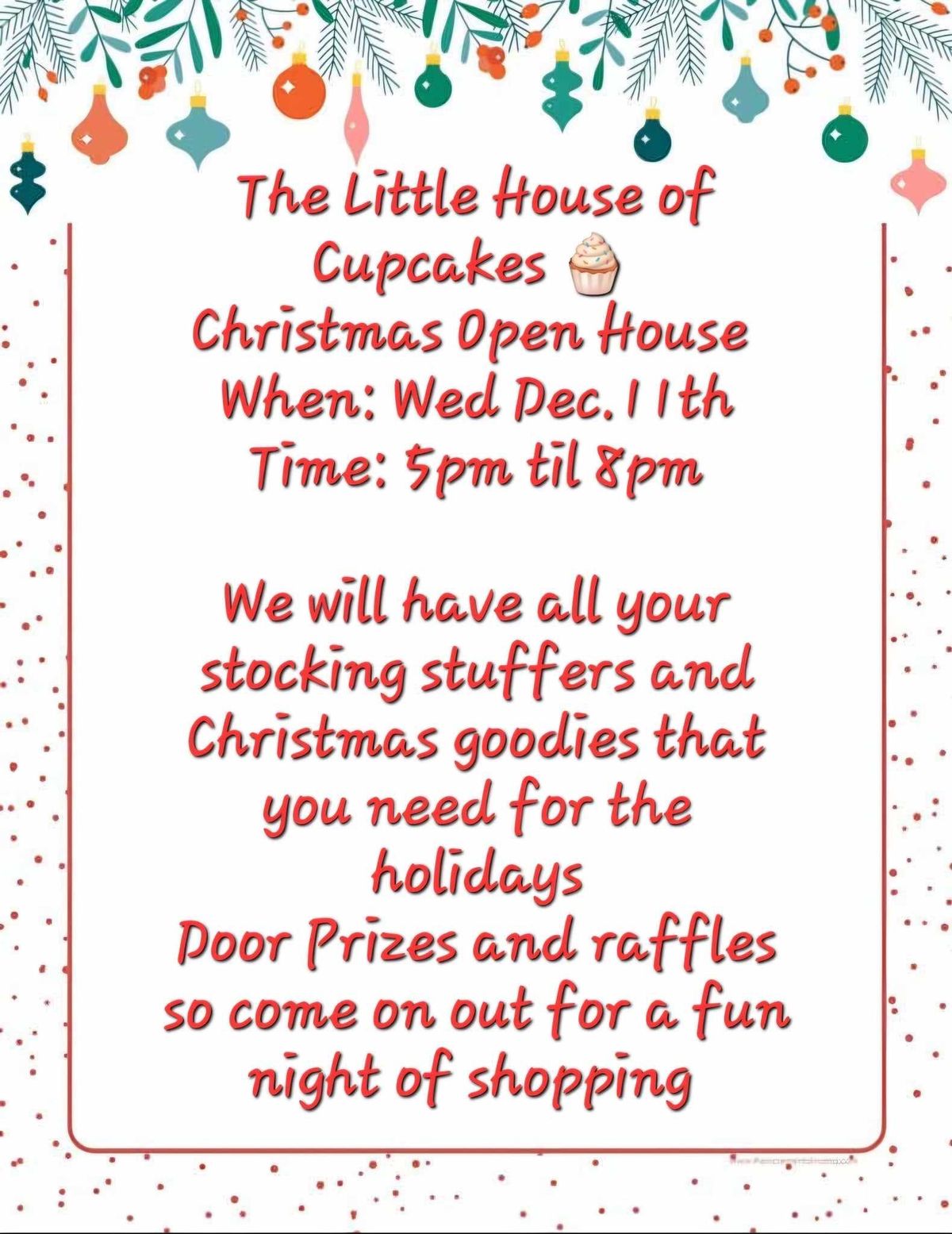 3rd ANNUAL CHRISTMAS OPEN HOUSE\ud83c\udf84\ud83c\udf85\ud83c\udffc