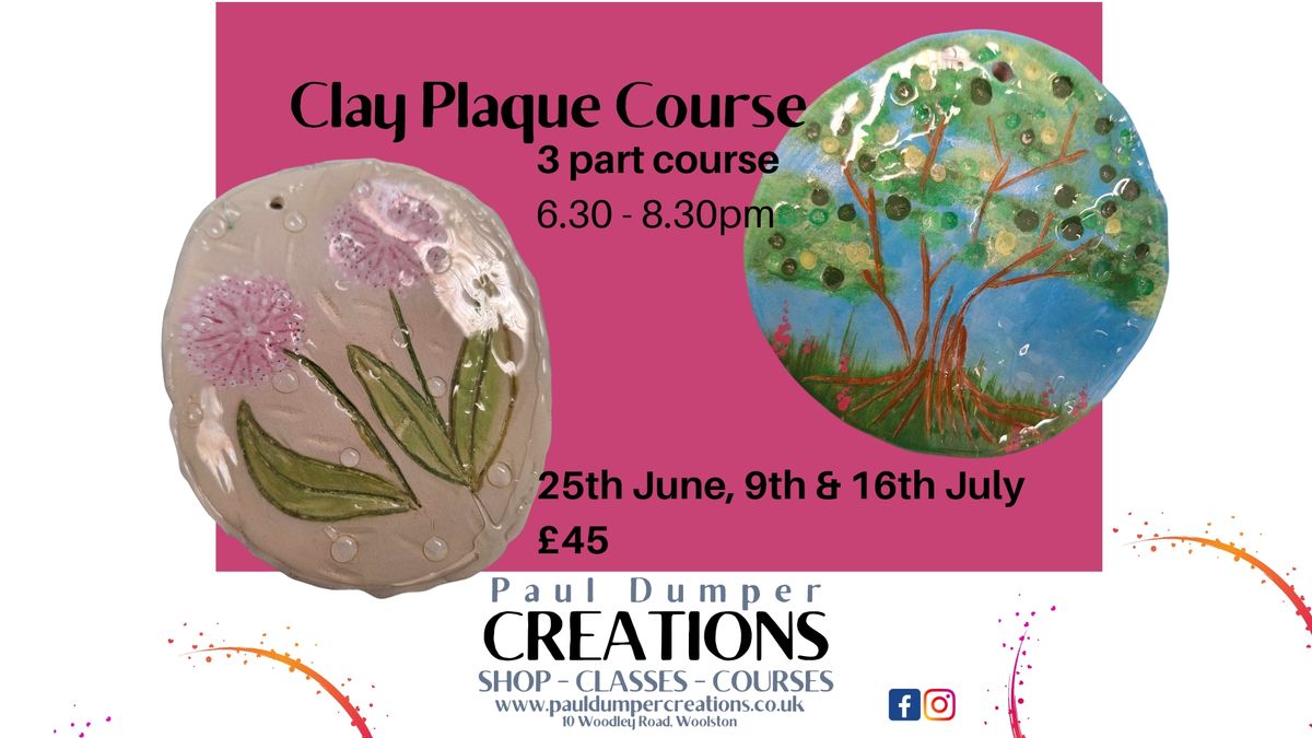 Clay Plaque Course