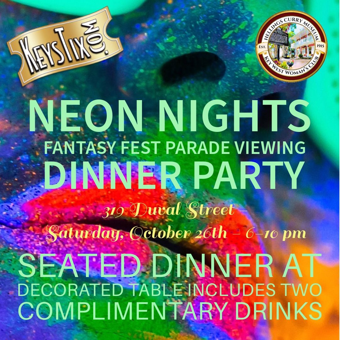 Fantasy Fest Neon Nights parade viewing and dinner party 