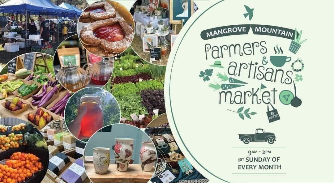 Mangrove Mountain Farmers and Artisans February market 