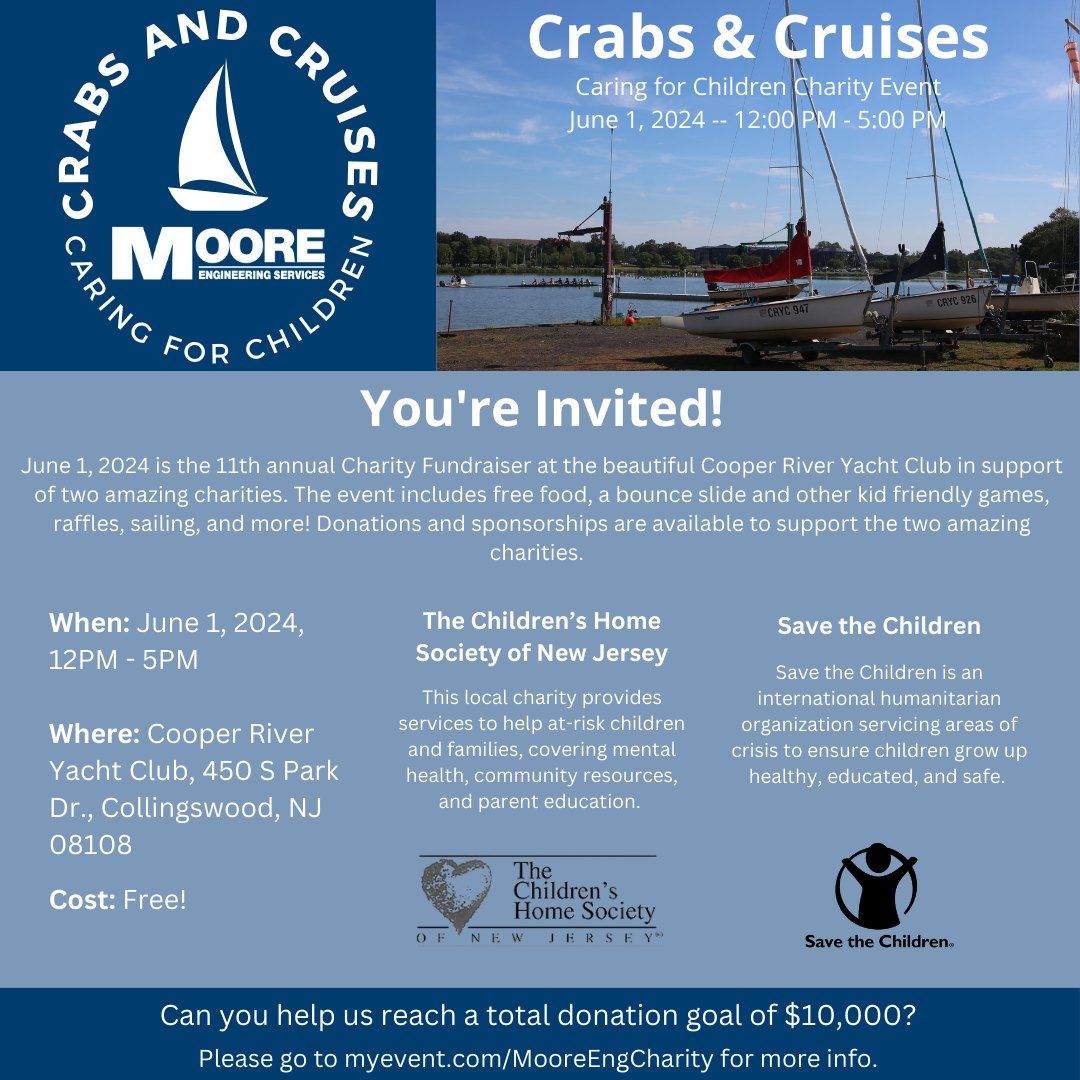 Crabs & Cruises Caring for Children Charity Event