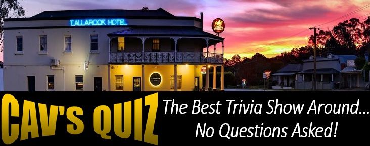Cav's Quiz @ The Tallarook Hotel