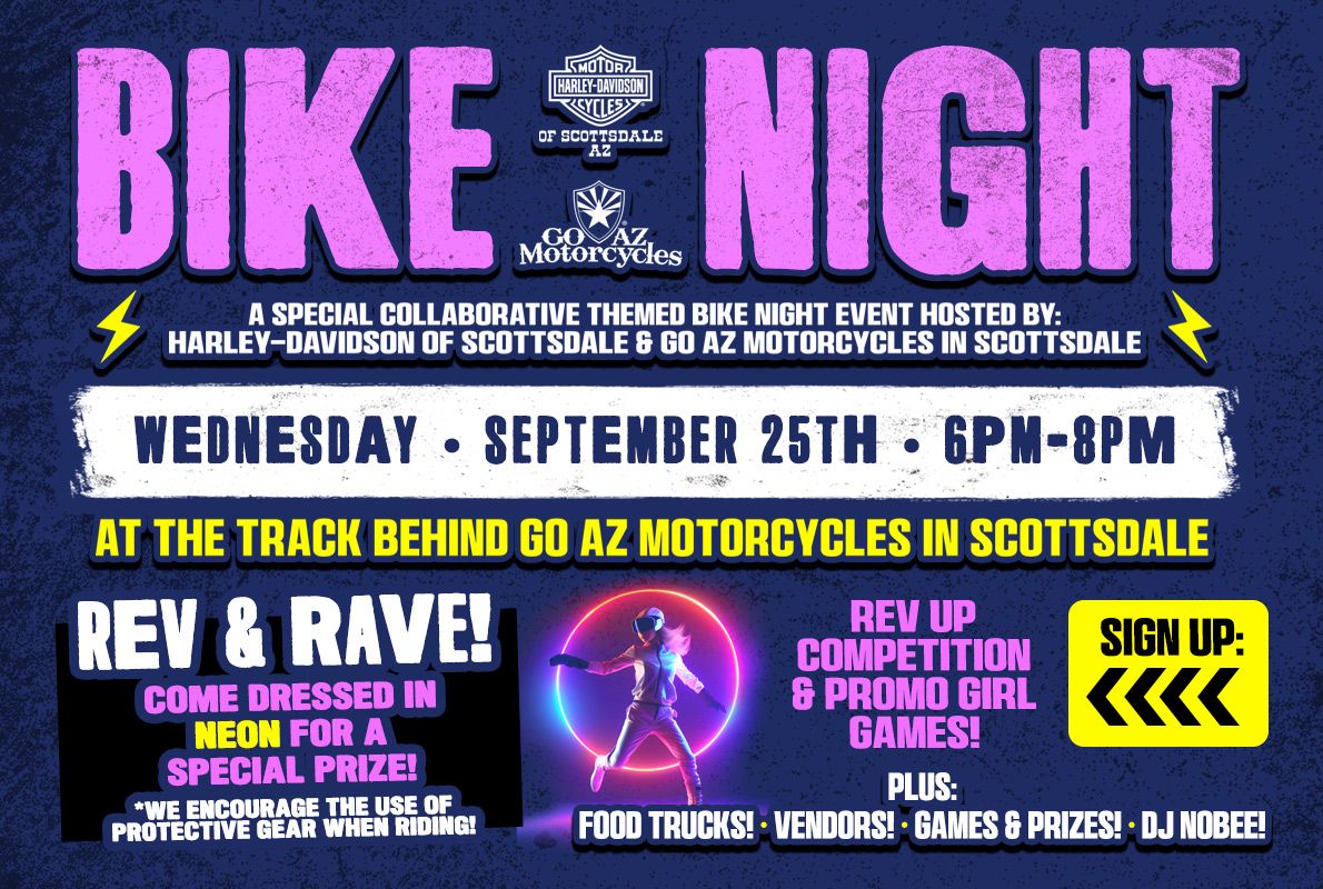 Bike Night | SCOTTSDALE | WEDNESDAY | SEPTEMBER 25TH