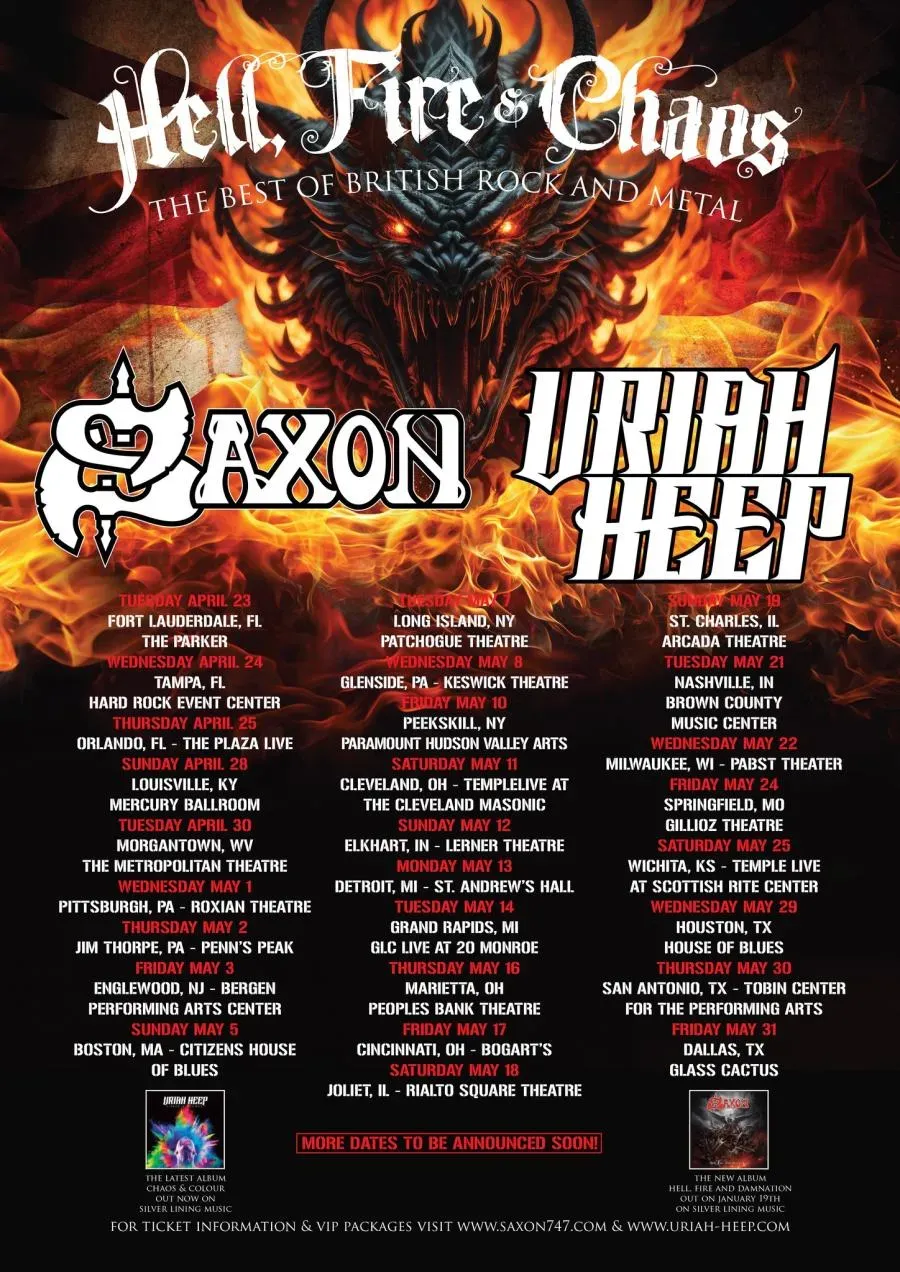 Saxon at Bristol Beacon