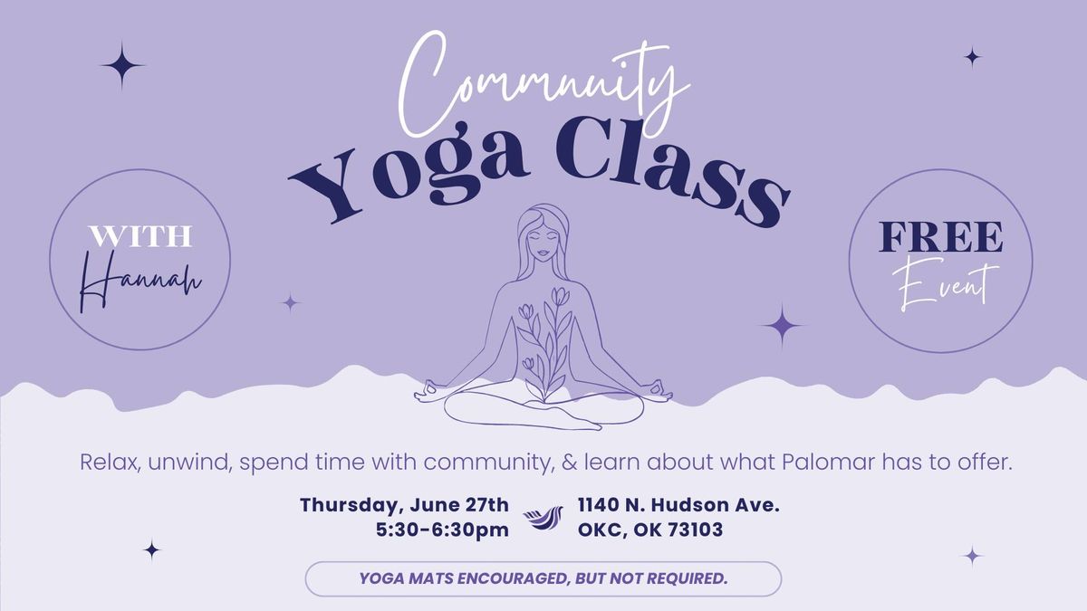 Free Community Yoga Class