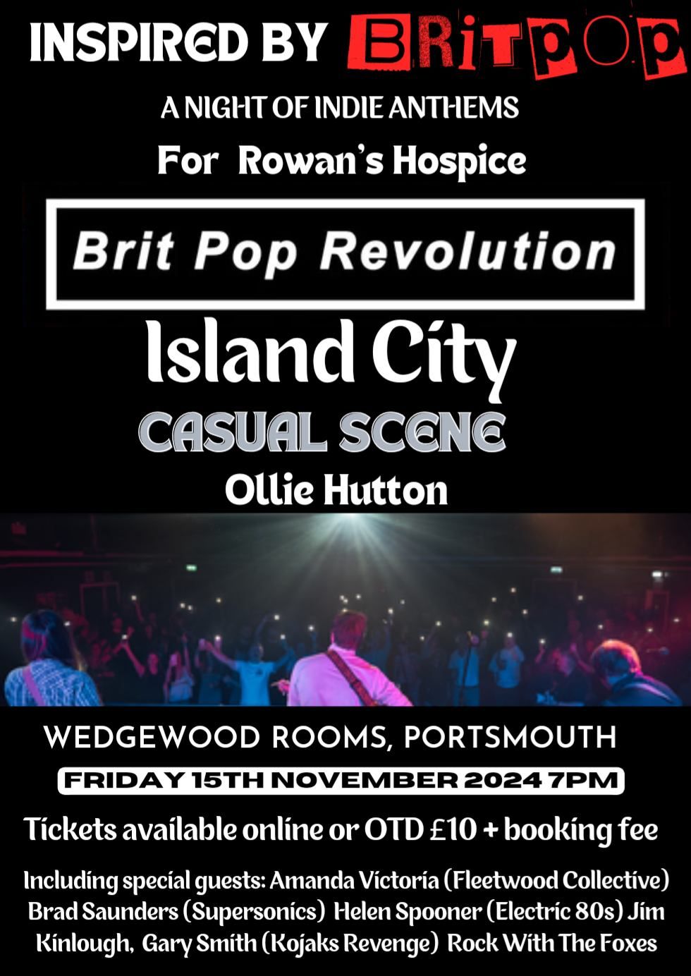 Inspired By Britpop - Wedgewood Rooms, Portsmouth - 15.11.24