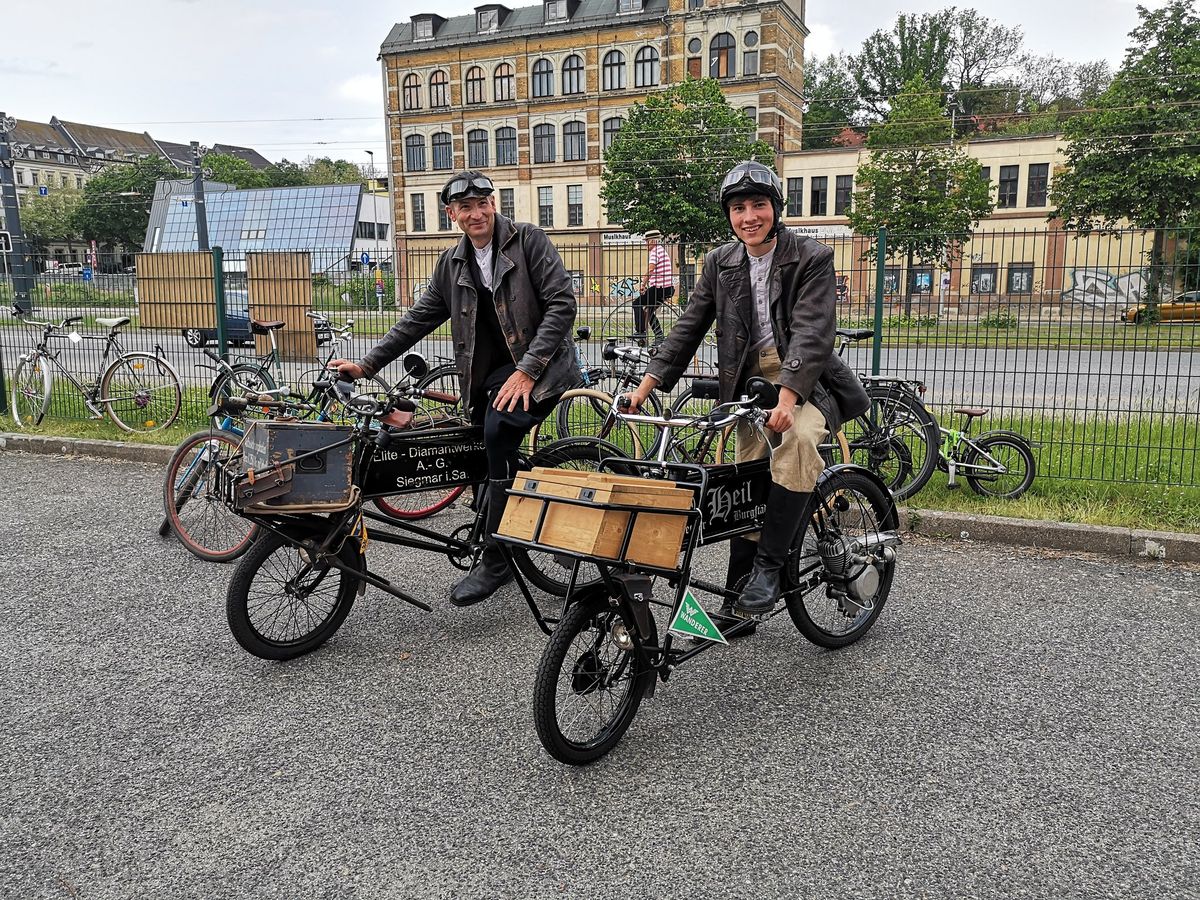 Fahrradfest an der historischen Hochgarage