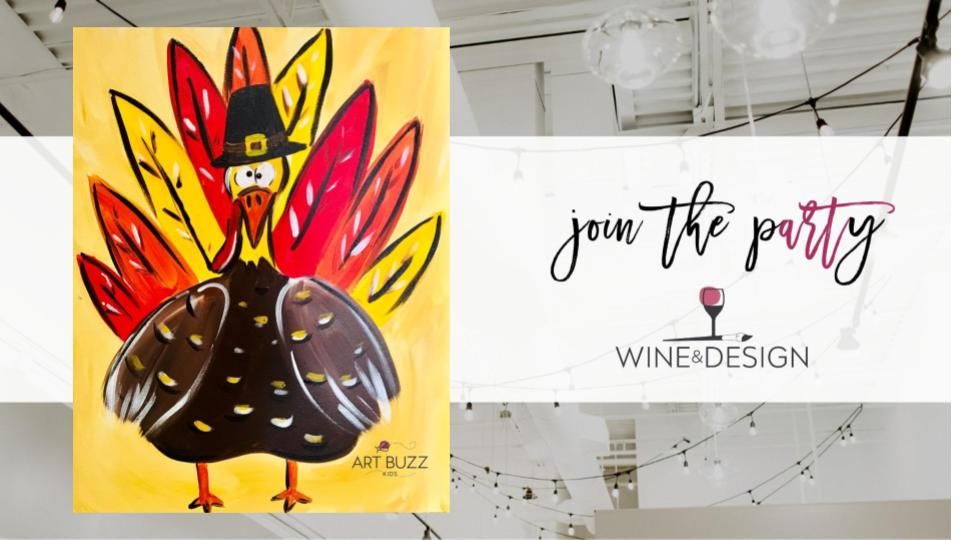 KIDS CLASS! Fall Turkey - All Ages Welcome! | Wine & Design