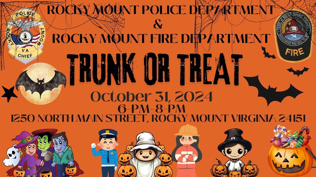 Rocky Mount Police\/Fire Department Trunk or Treat