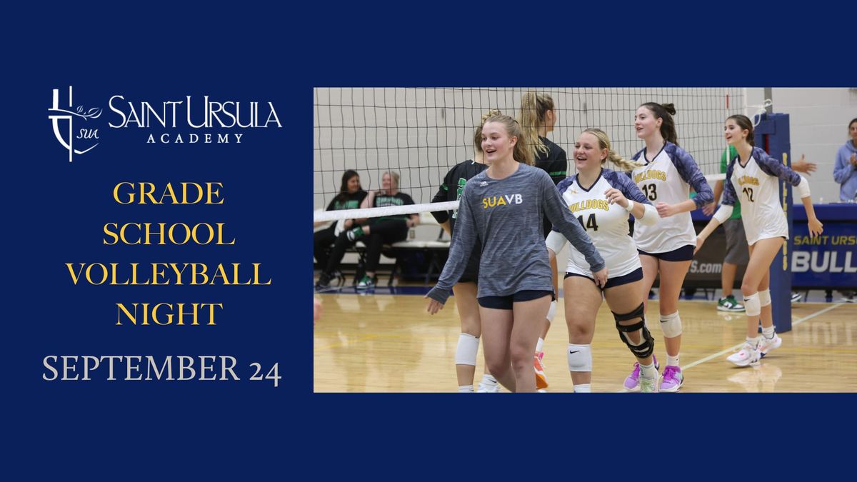 Grade School Volleyball Night at Saint Ursula Academy