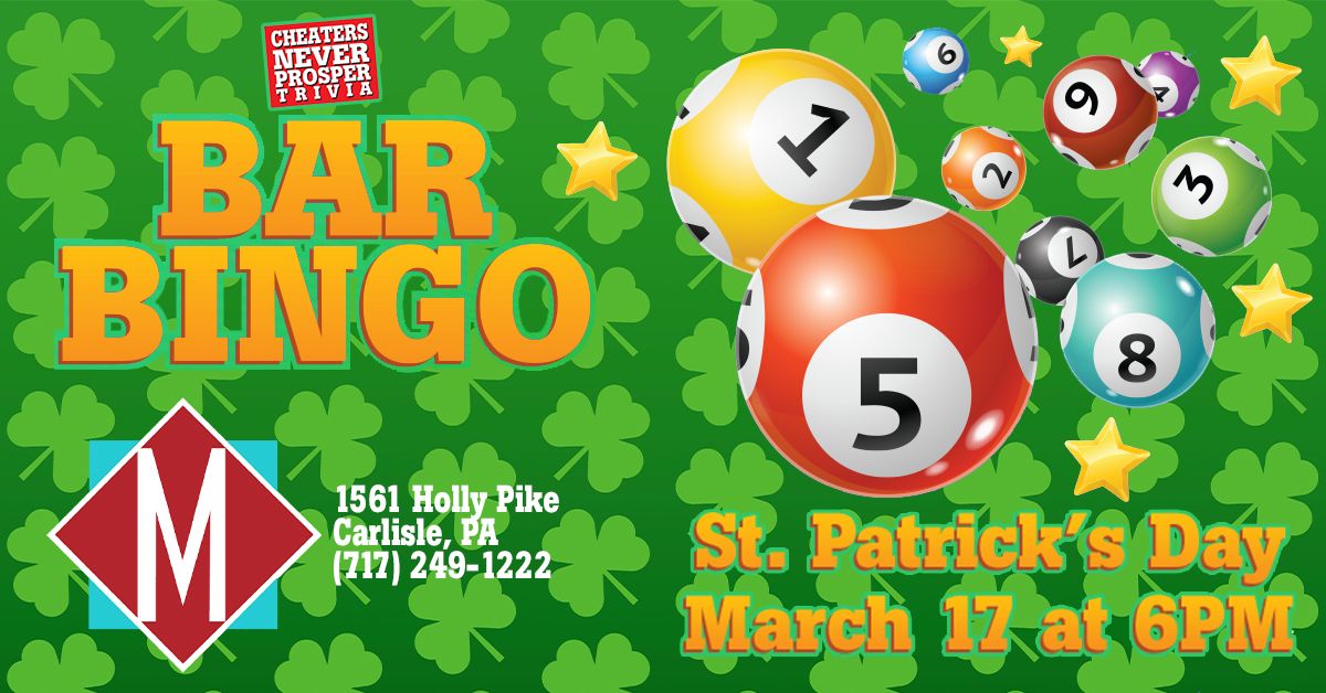 Special St. Patrick's Day Bar Bingo at Midway Bowl - Carlisle