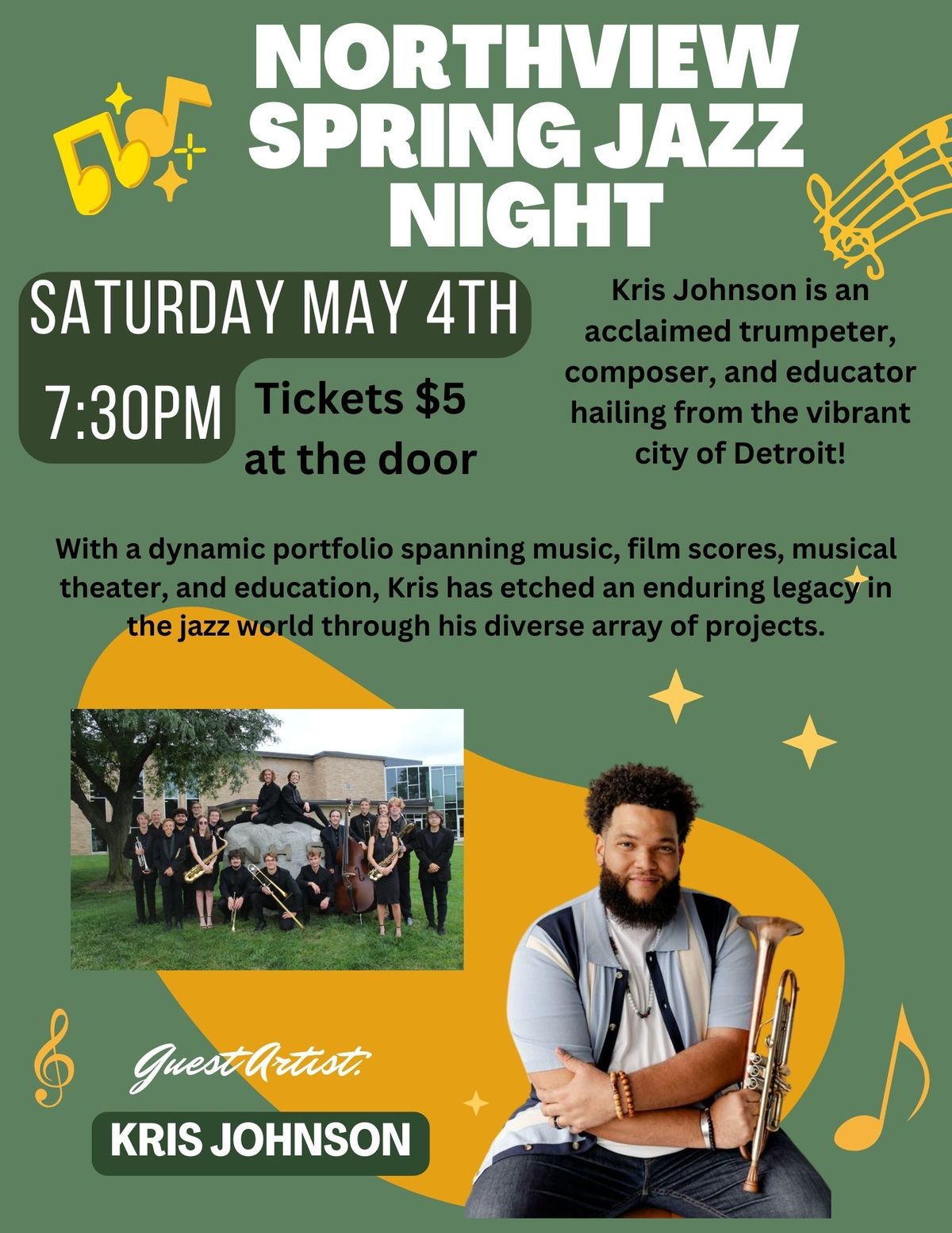 Spring Jazz Night w\/Trumpeter Kris Johnson