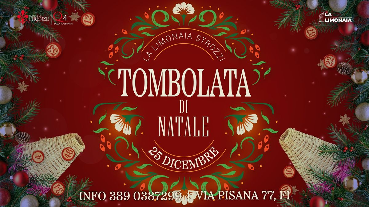 TOMBOLATA DI NATALE - La Limonaia Strozzi FIRENZE