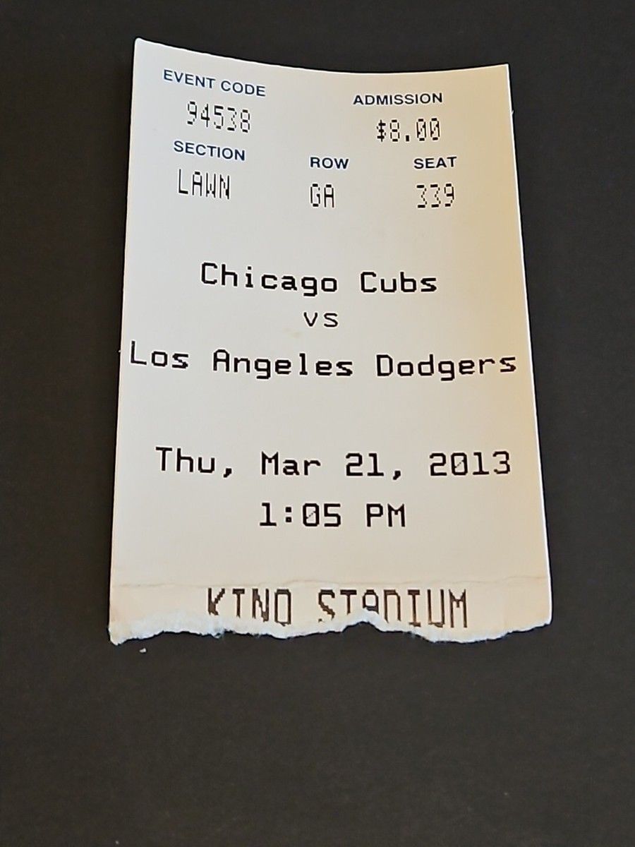 Los Angeles Dodgers at Chicago Cubs at Wrigley Field