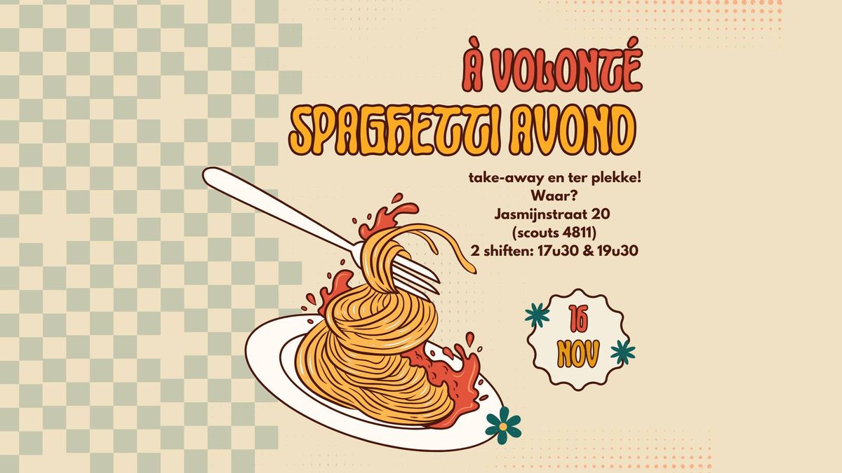 Spaghetti avond 2024