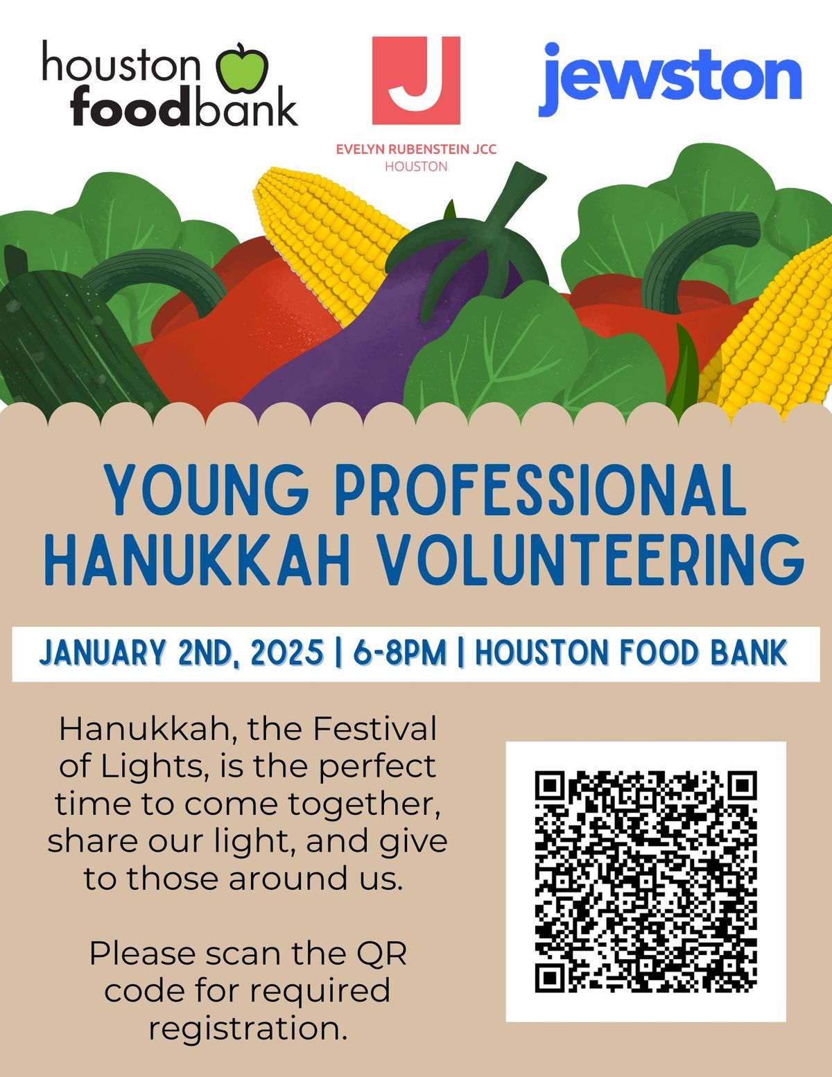 Hanukkah Volunteering with Jewston