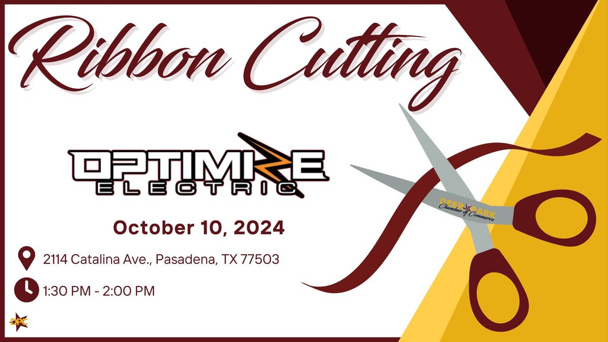 Ribbon Cutting: Optimize Electric