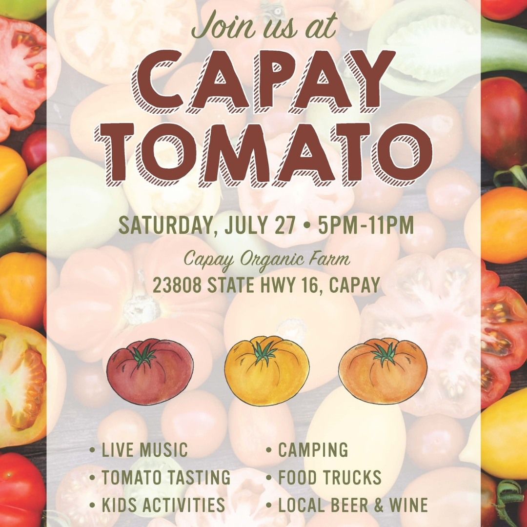 18th Annual Capay Tomato Festival at Capay Organic Farm!