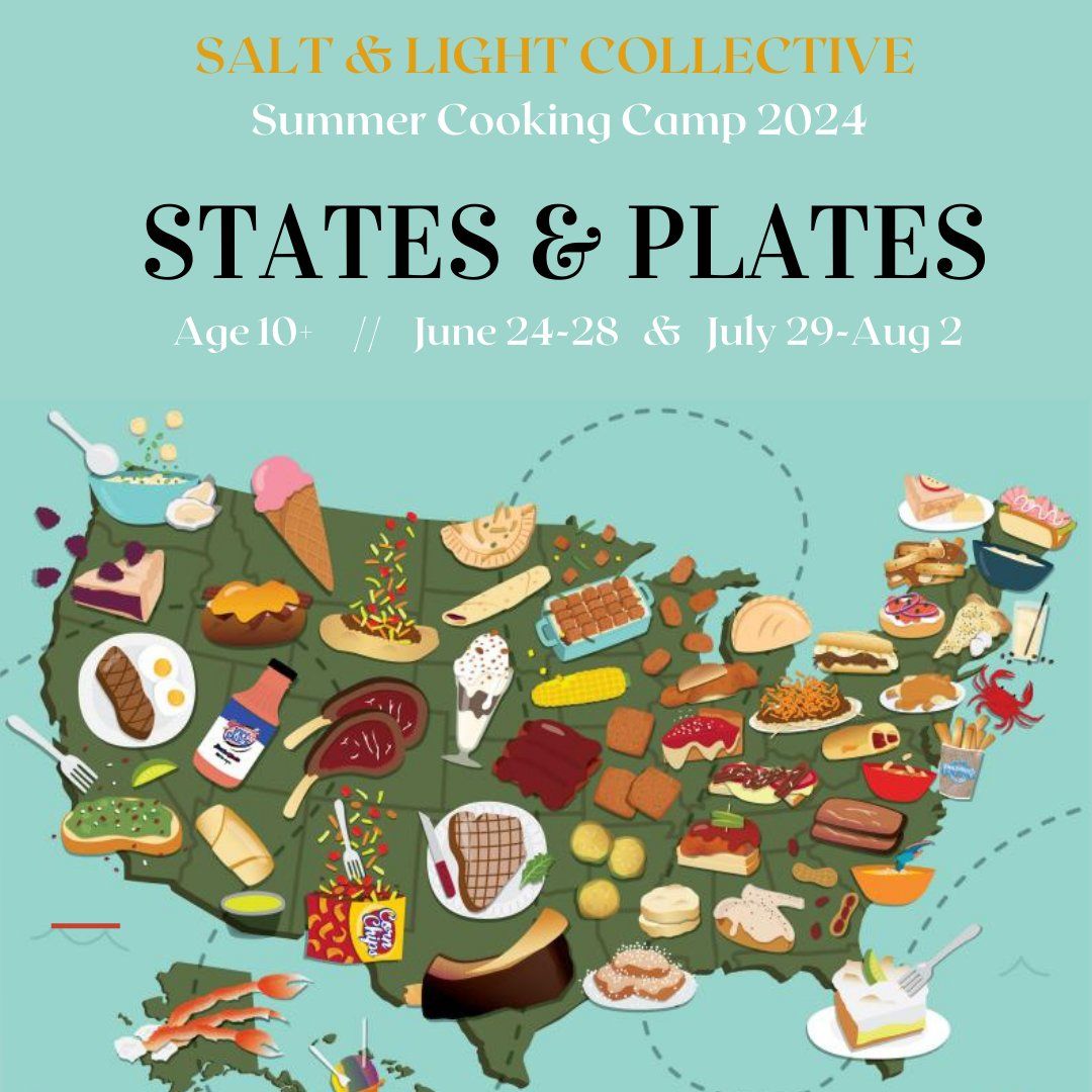 States & Plates - Kids Summer Cooking Camp June 2024