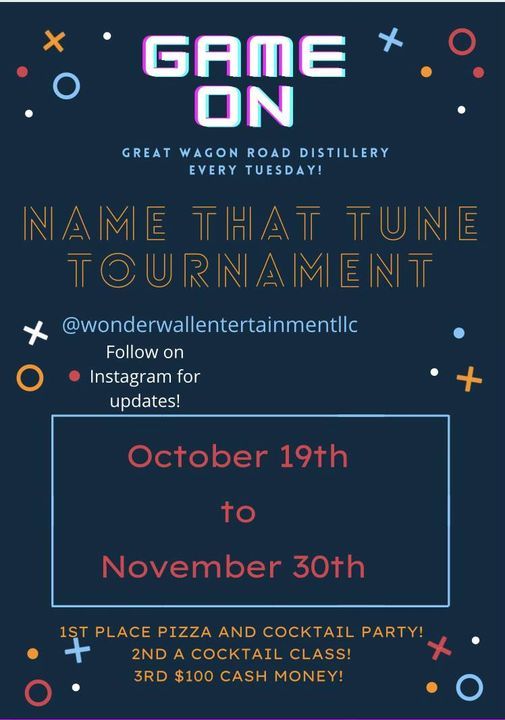 MUSIC TRIVIA TOURNEY WITH AWESOME PRIZES!
