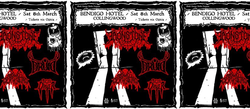 IRONSTONE + Druid + Roswell Deathsquad + Tiger Driver at The Bendi