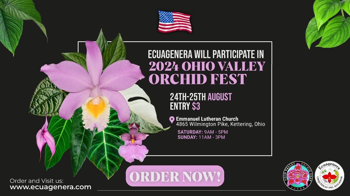 Ecuagenera will participate in 2024 Ohio Valley Orchid Fest 