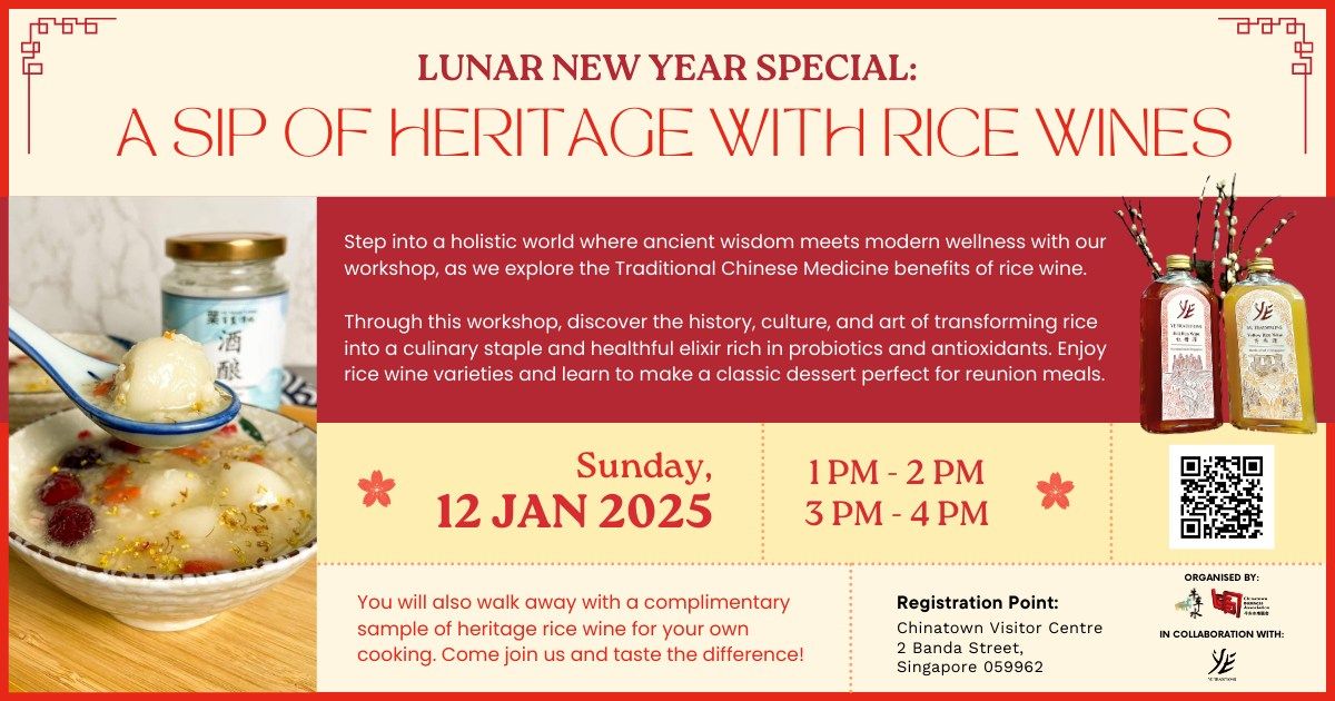 Chinese New Year Special: A Sip of Heritage with Rice Wines