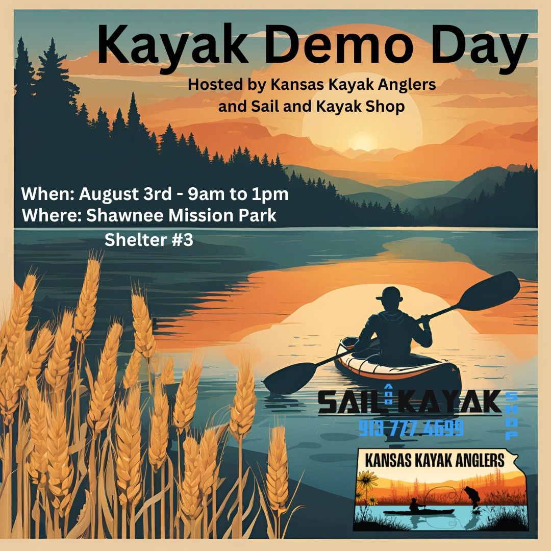 2024 Kayak Demo Day!, Shawnee Mission Park, 3 August 2024