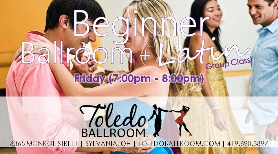 BEGINNER Ballroom + Latin Group Class! (7pm)