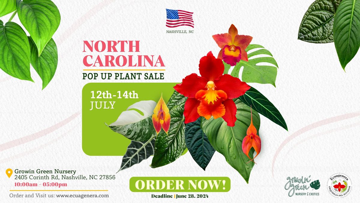 North Carolina Pop Up - Plant Sale