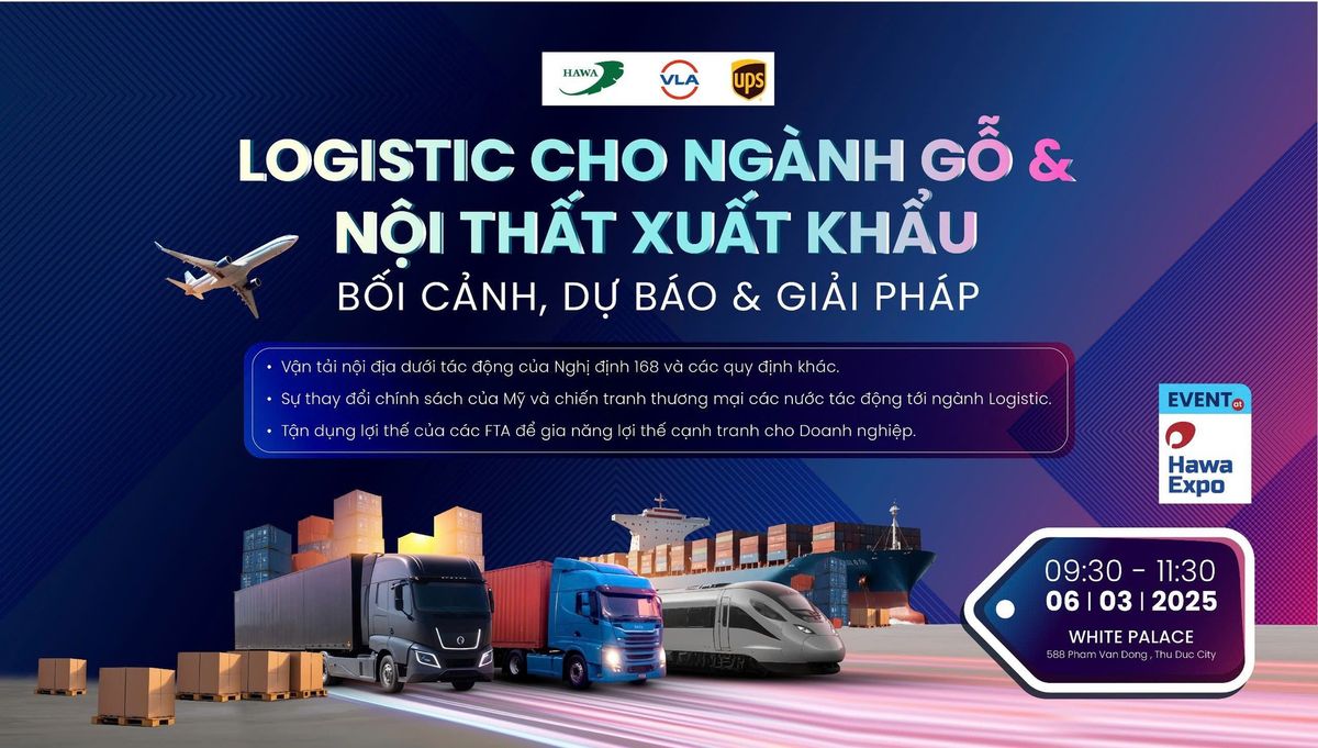 H\u1ed8I TH\u1ea2O LOGISTIC CHO NG\u00c0NH G\u1ed6 & N\u1ed8I TH\u1ea4T XU\u1ea4T KH\u1ea8U:  B\u1ed0I C\u1ea2NH, D\u1ef0 B\u00c1O & GI\u1ea2I PH\u00c1P