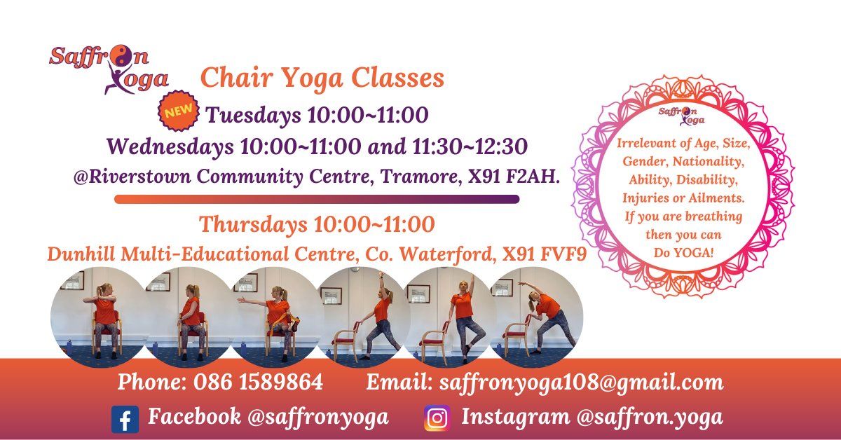 Chair Yoga Classes - Tramore