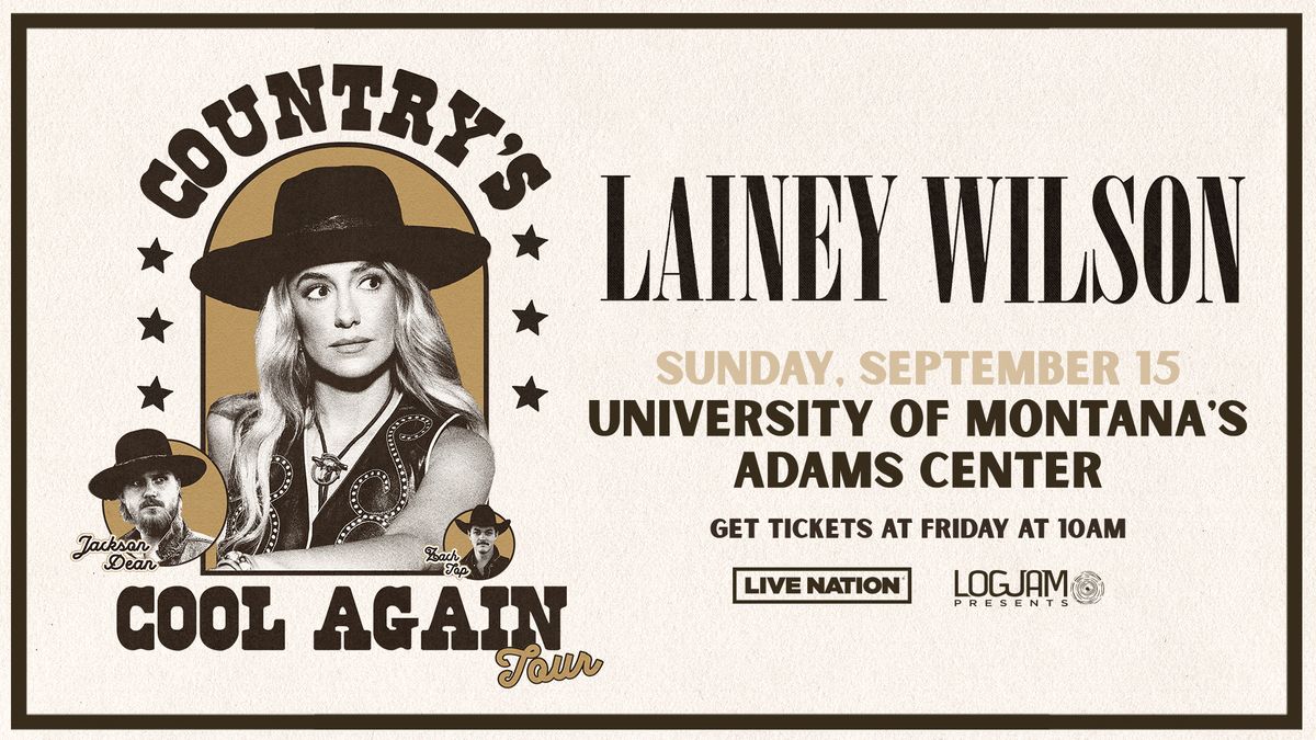 LAINEY WILSON: Country's Cool Again Tour