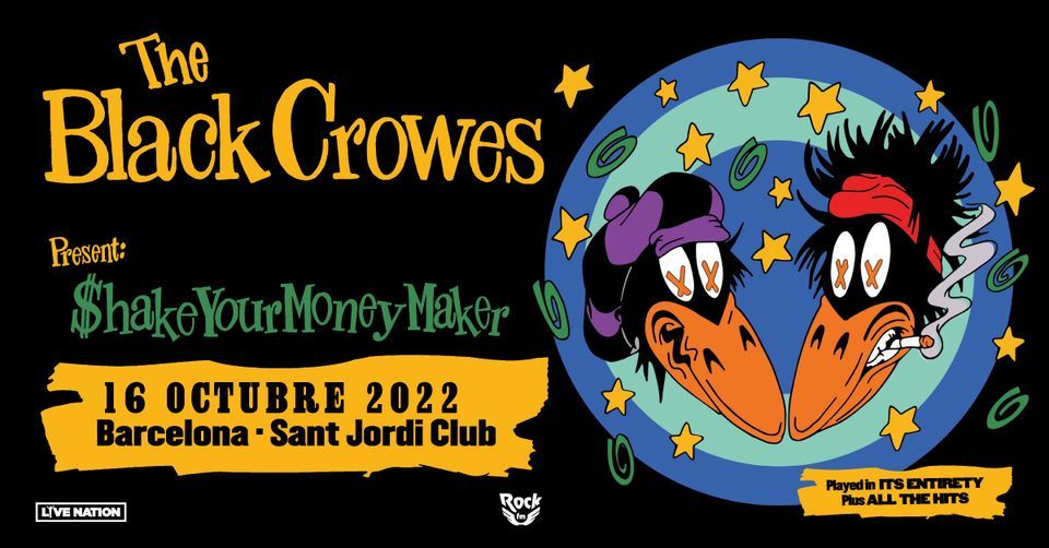The Black Crowes en Barcelona (Evento oficial)