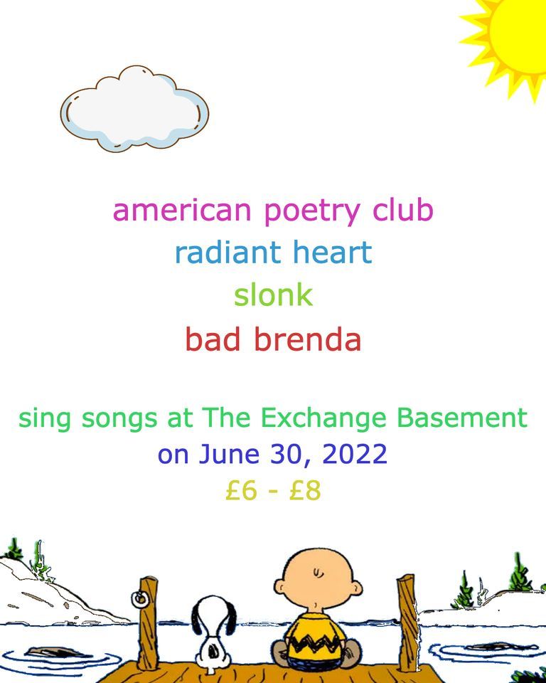 american poetry club | Exchange Basement