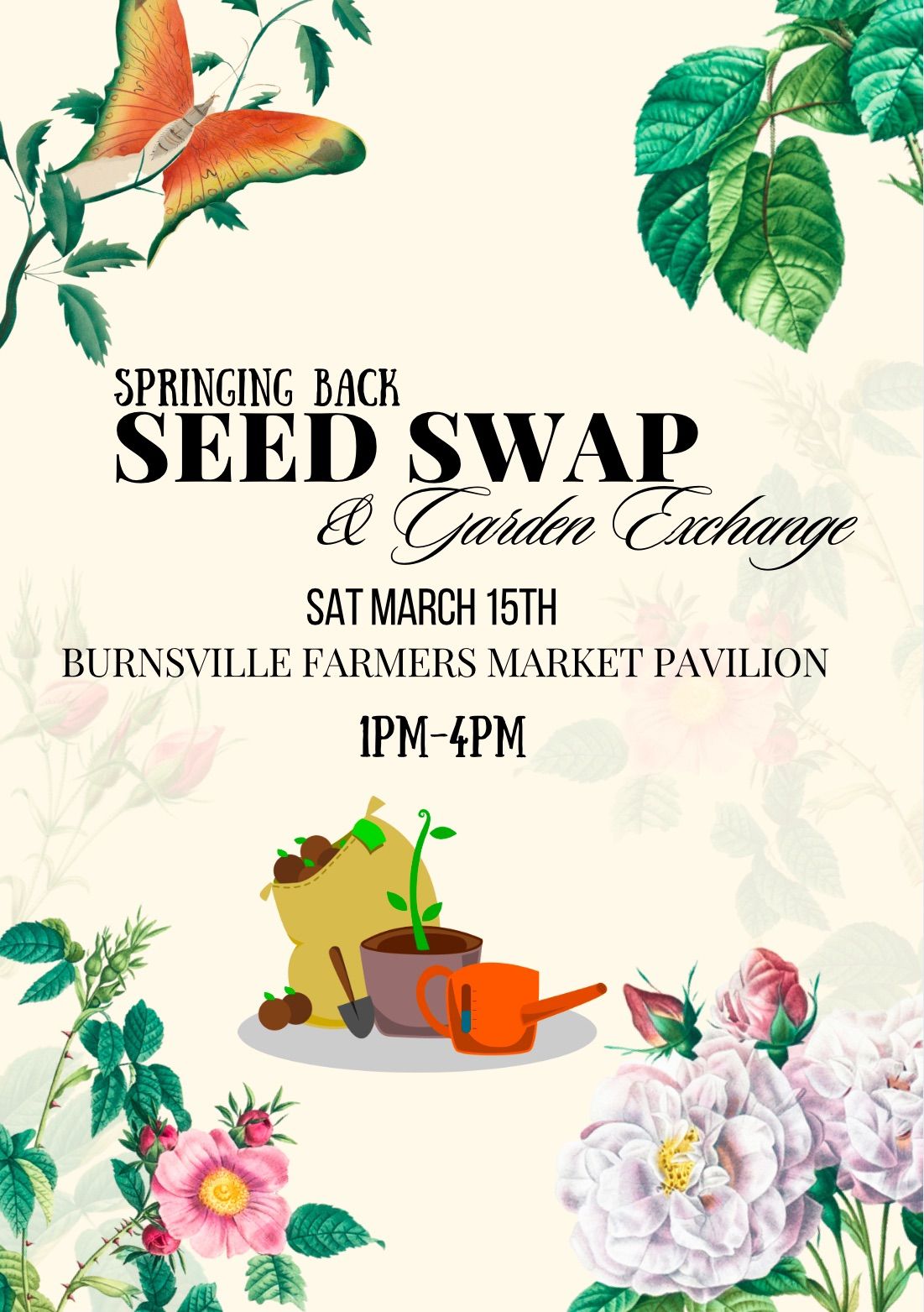 SPRINGING BACK SEED SWAP & GARDEN EXCHANGE