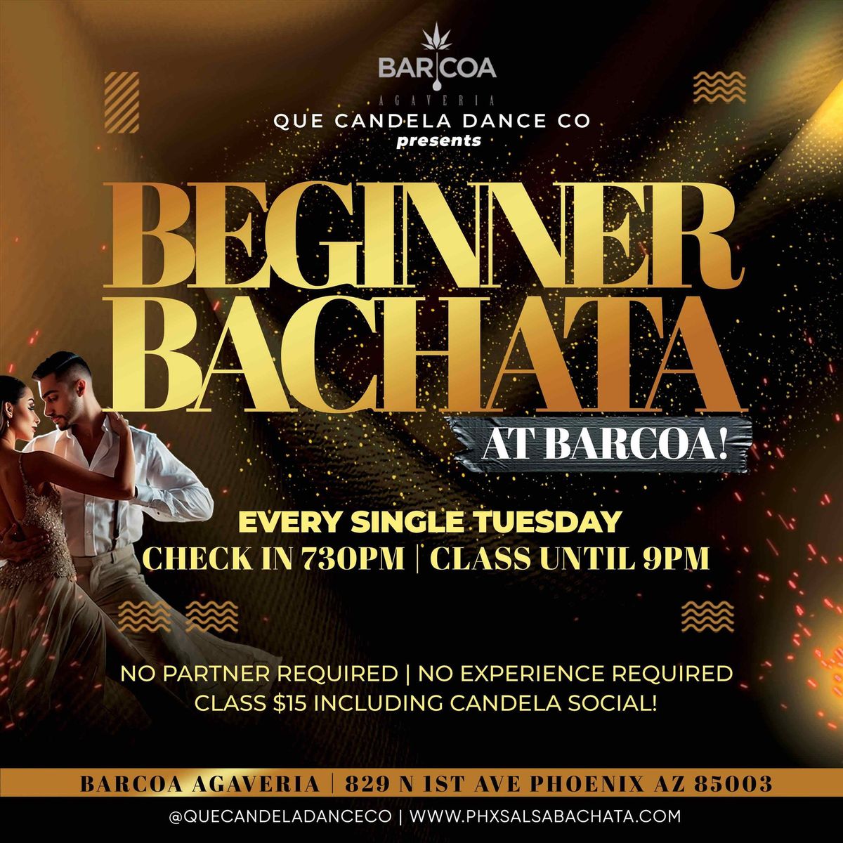 Beginner Bachata @ Barcoa Tuesdays! ???