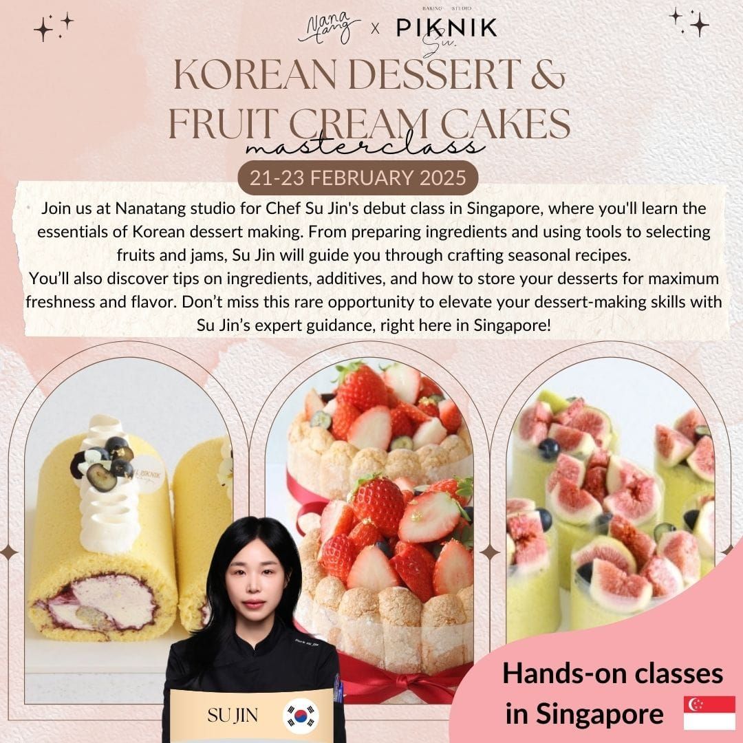 Korean Cafe Desserts Masterclass by @su.piknik