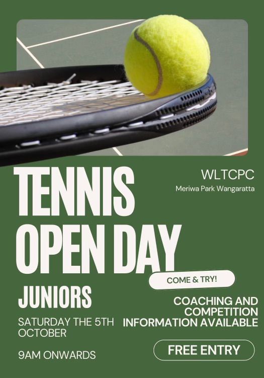 Junior Tennis Open Day