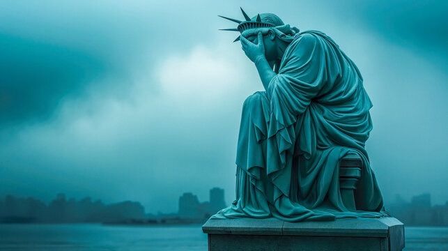 Mourn Lady Liberty