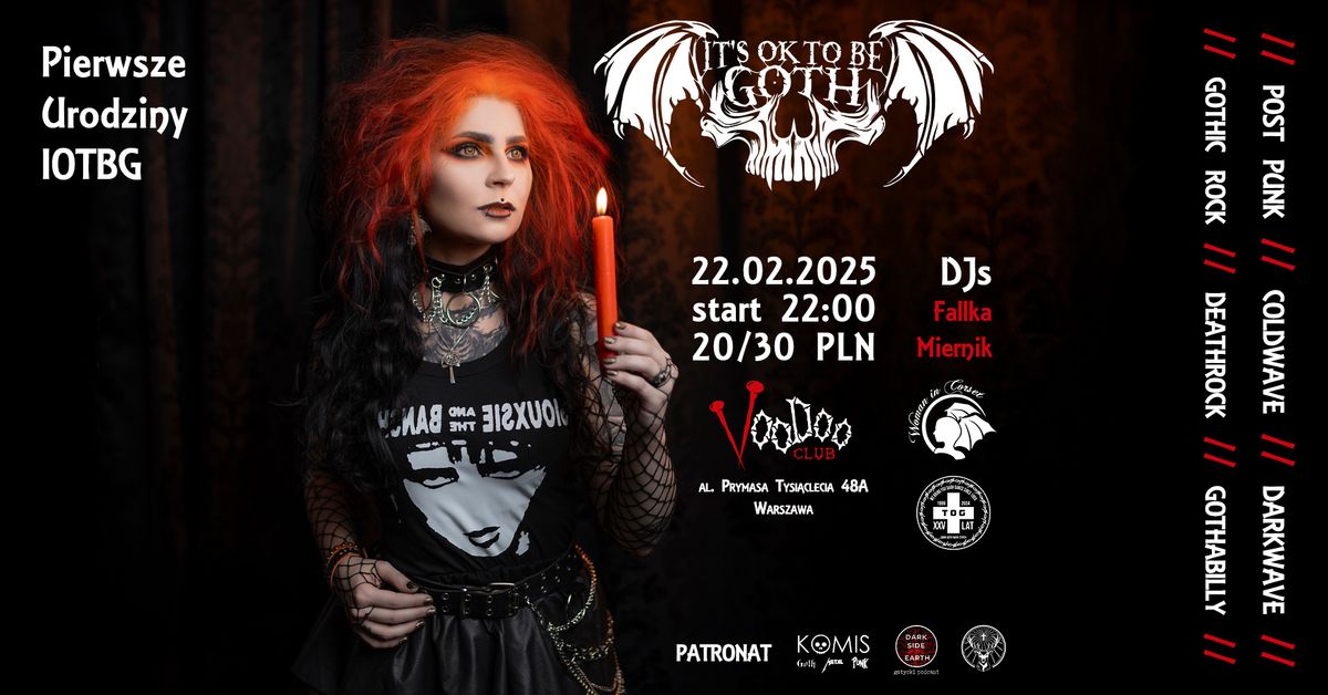 It's OK to be GOTH - vol. 11 \/\/ VooDoo Club \/\/ DJs: Fallka, Miernik